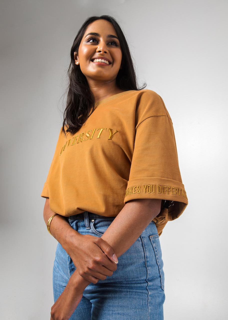 Diversity Embroidered T-Shirt