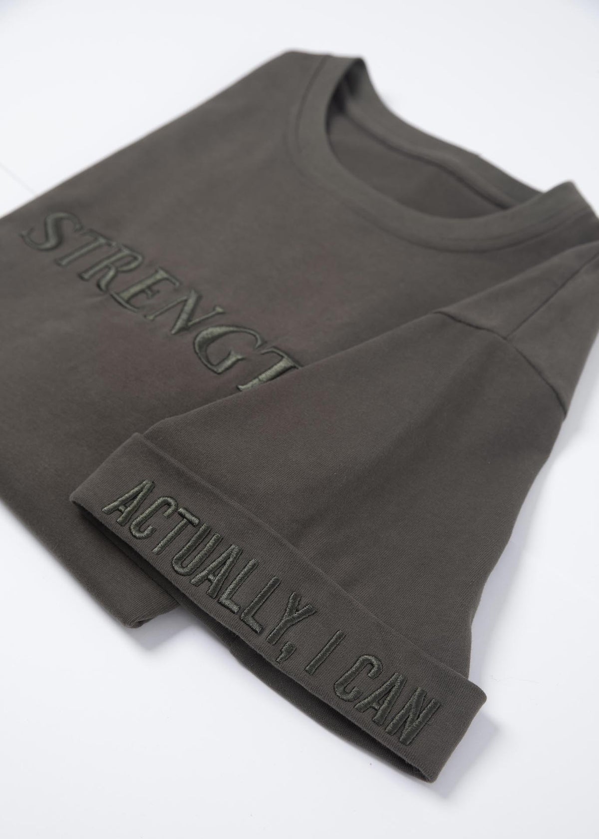 Strength Embroidered T-Shirt