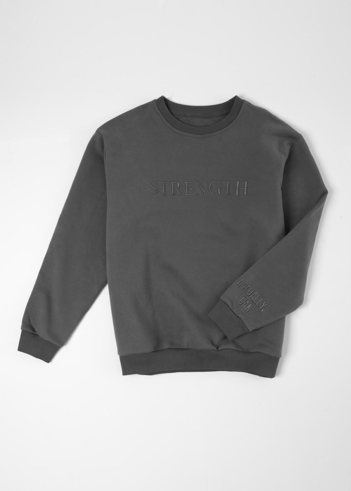 Strength Embroidered Sweatshirt