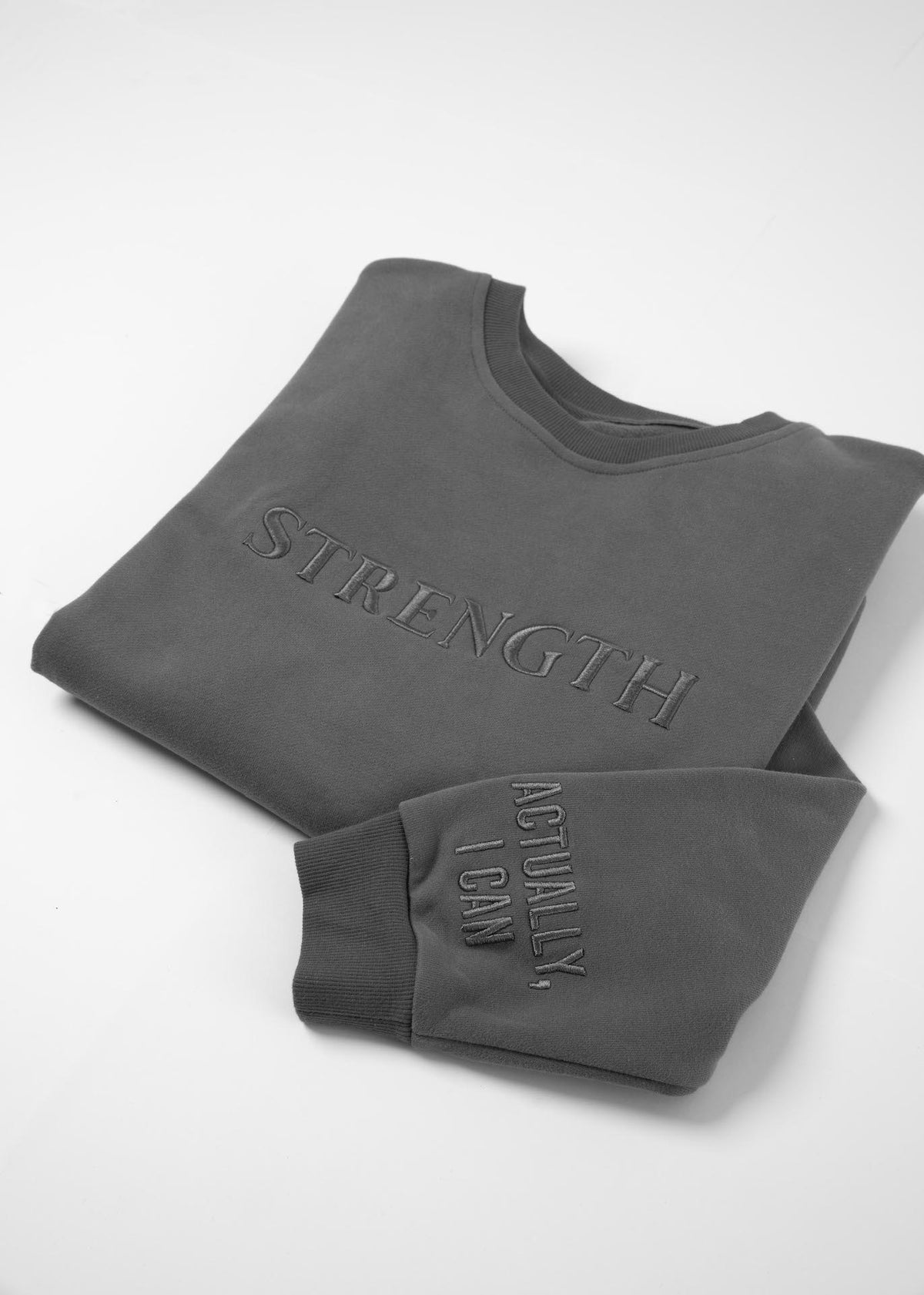 Strength Embroidered Sweatshirt