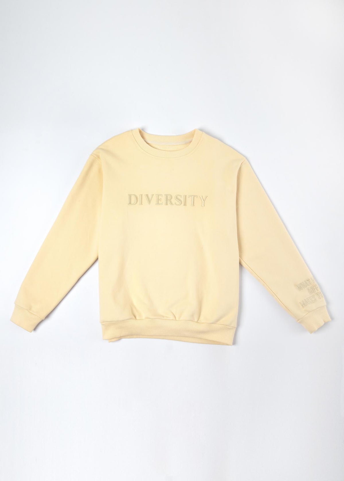 Diversity Embroidered Sweatshirt