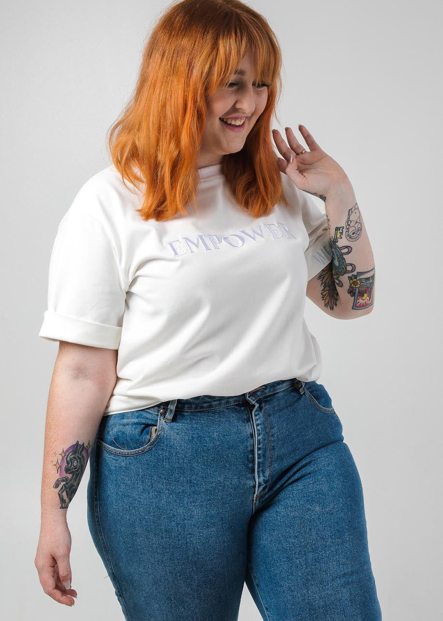 Empower Embroidered T-Shirt